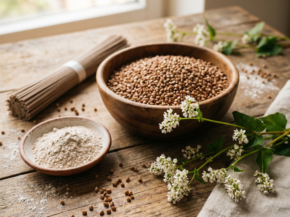 buckwheat groats and flour