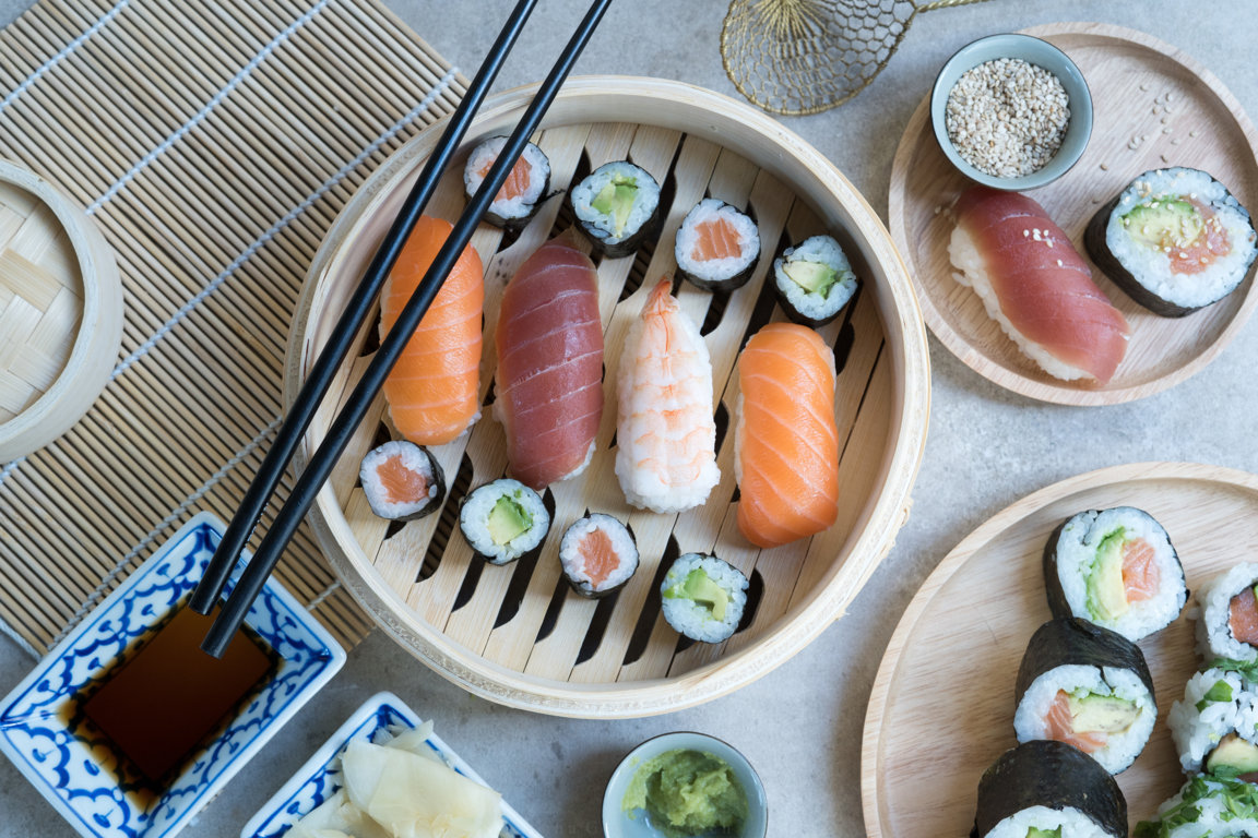 are sushi gluten free